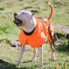 Dog Coats Small Waterproof,Warm Outfit Clothes Dog Jackets Small,Adjustable Drawstring Warm And Cozy Dog Sport Vest-(orange, size L))