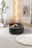 Scandinavian style Elevated Dog Bed Pet Sofa With Solid Wood legs and Black Bent Wood Back, Cashmere Cushion,Large Size