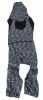 Pet Life Active 'Downward Dog' Heathered Performance 4-Way Stretch Two-Toned Full Body Warm Up Hoodie