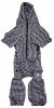 Pet Life Active 'Downward Dog' Heathered Performance 4-Way Stretch Two-Toned Full Body Warm Up Hoodie