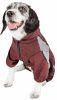 Pet Life Active 'Fur-Breeze' Heathered Performance 4-Way Stretch Two-Toned Full Bodied Hoodie