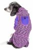 Pet Life Active 'Downward Dog' Heathered Performance 4-Way Stretch Two-Toned Full Body Warm Up Hoodie