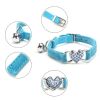 Pet Collar Adjustable Soft Collar With Bell For Dogs Kitten Cats