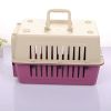 Portable Pet Box Cat & Dog Carrier Cage with Chrome Door