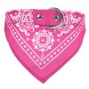 Adjustable Bandana Leather Pet Collar Triangle Scarf