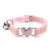 Pet Collar Adjustable Soft Collar With Bell For Dogs Kitten Cats