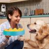 Dog Puzzle Food Feeder Slow Feeding Bowl Interactive Toy Dog Treat Dispensing Toy