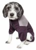 Pet Life Active 'Embarker' Heathered Performance 4-Way Stretch Two-Toned Full Body Warm Up