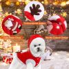 Pet Christmas Clothes Santa Claus Reindeer Antlers Costume Winter Outfit New Year Coat